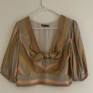 Zara crop top, size L